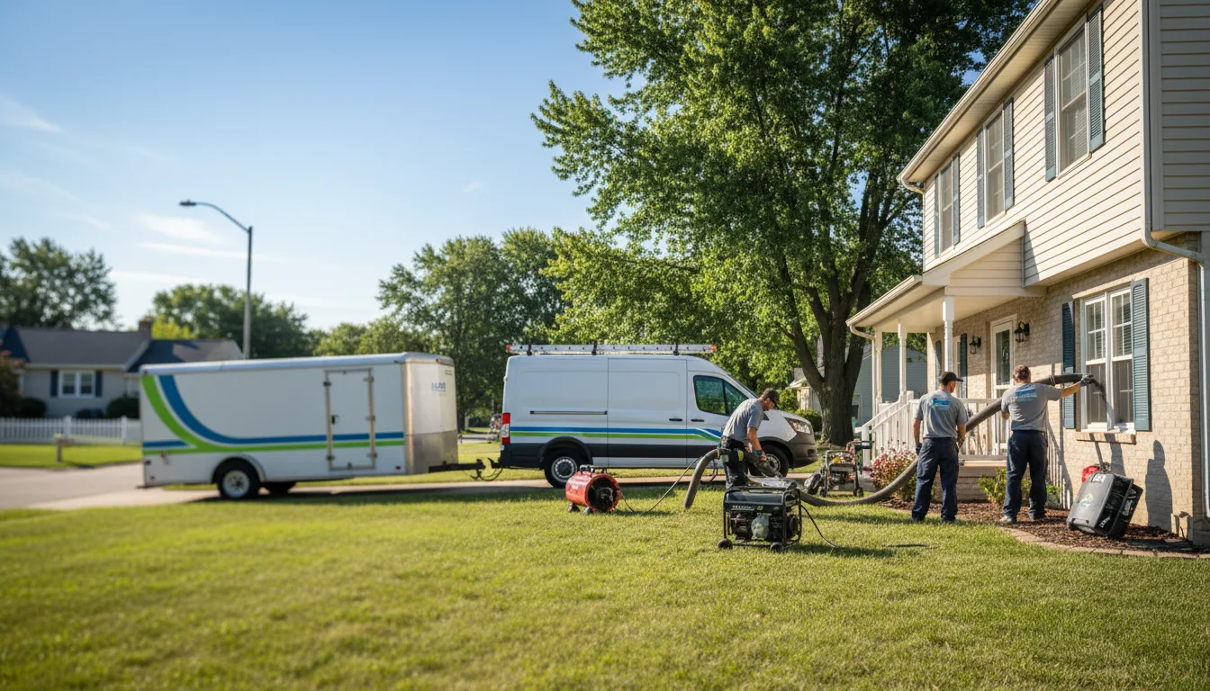 Flooded Basement Restoration And Cleanup With Repair in Central City, NE near me